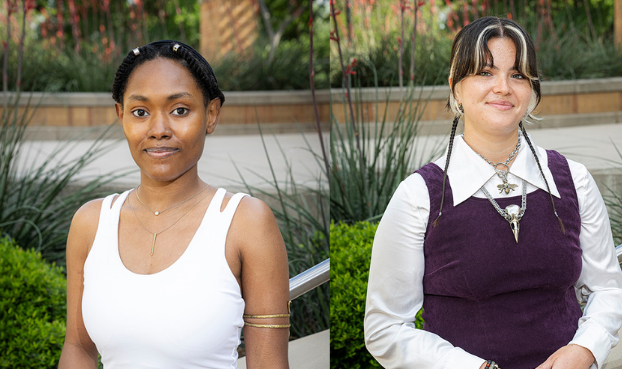 Students posing outside