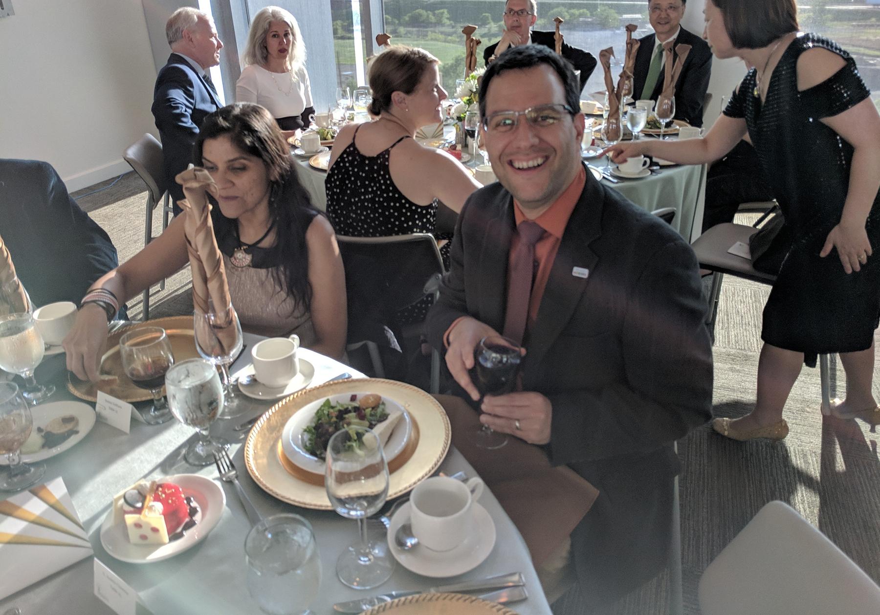 Chemistry research professor Dr. Andres Cisneros recently received the 2019 UNT Early Career Award for Research and Creativity from the Office of Research and Innovation.