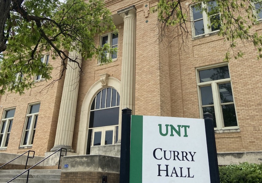 Front of Curry Hall building
